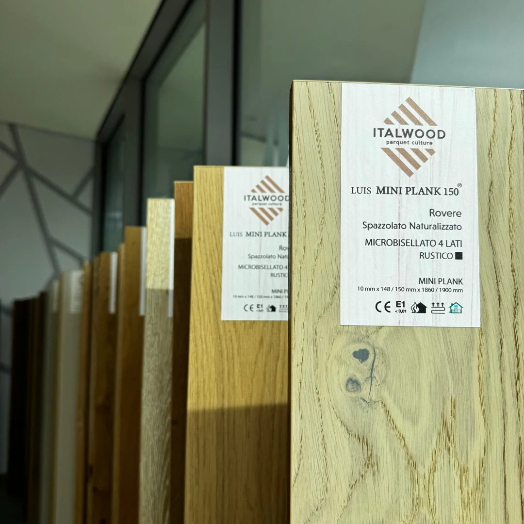 Campioni di parquet in rovere selezionati da Parquet Romagna
