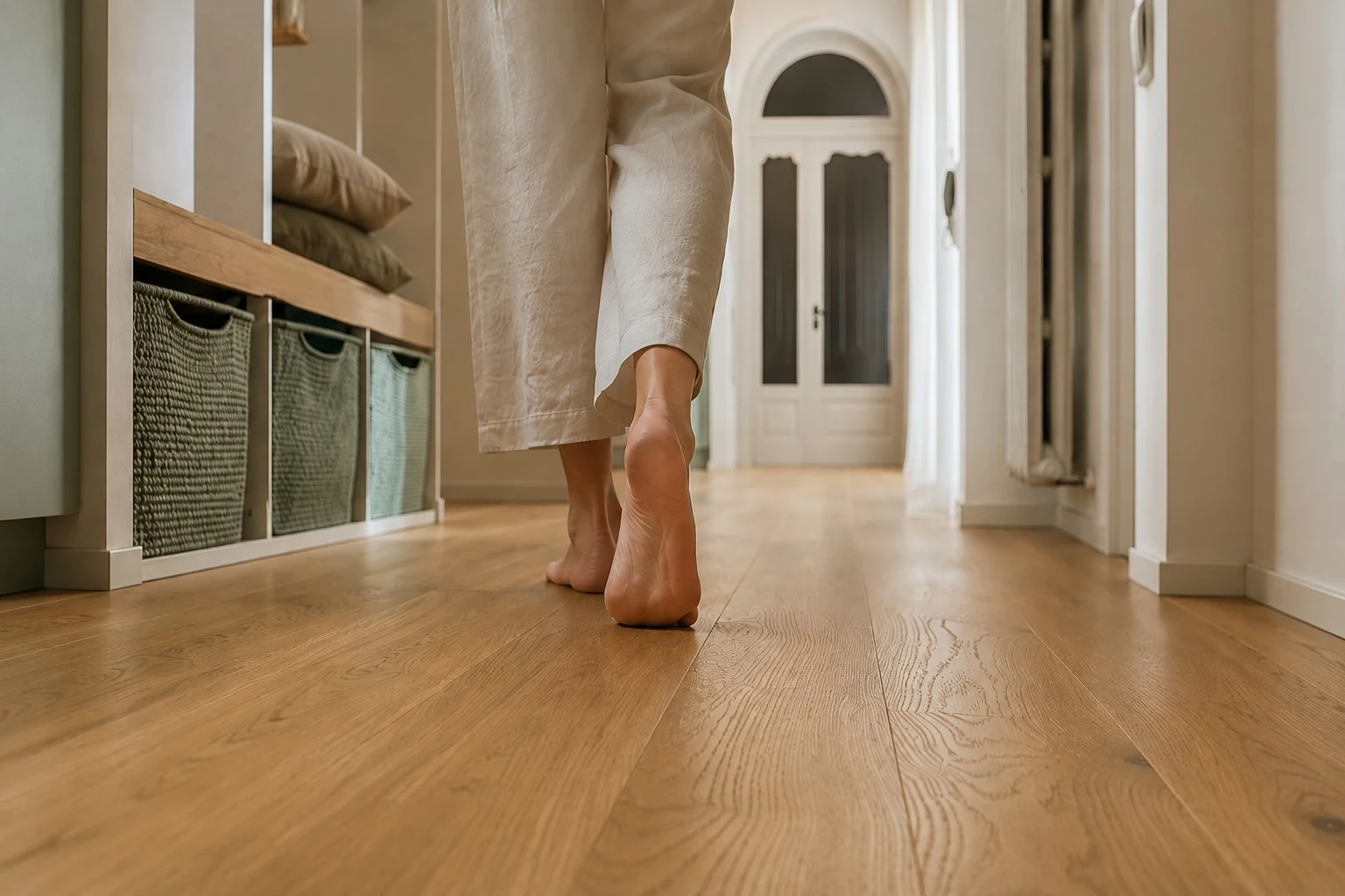 Parquet naturale in ambiente residenziale