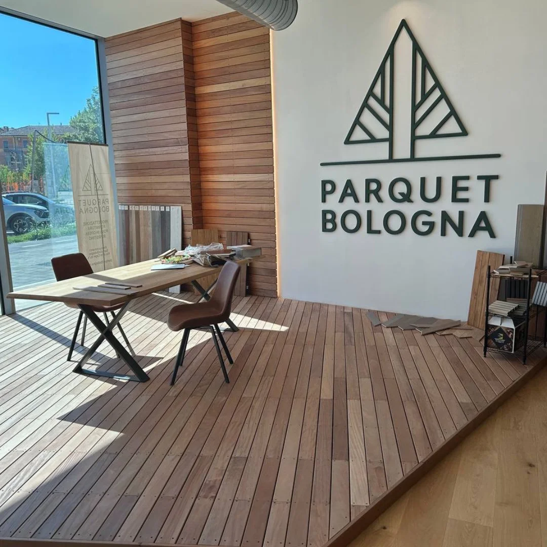 Interno dello Showroom Parquet Bologna
